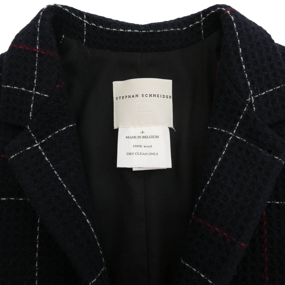 STEPHAN SCHNEIDER ステファンシュナイダー ウール コート ネイビー系 4【中古】