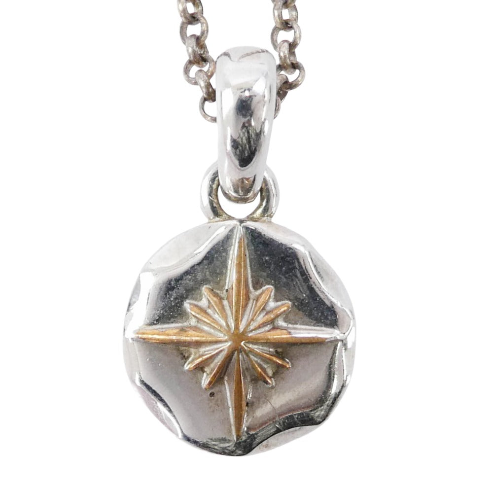 SAAD サード 太陽神 サンシンボル タタキ ネックレス シルバー系【中古】
