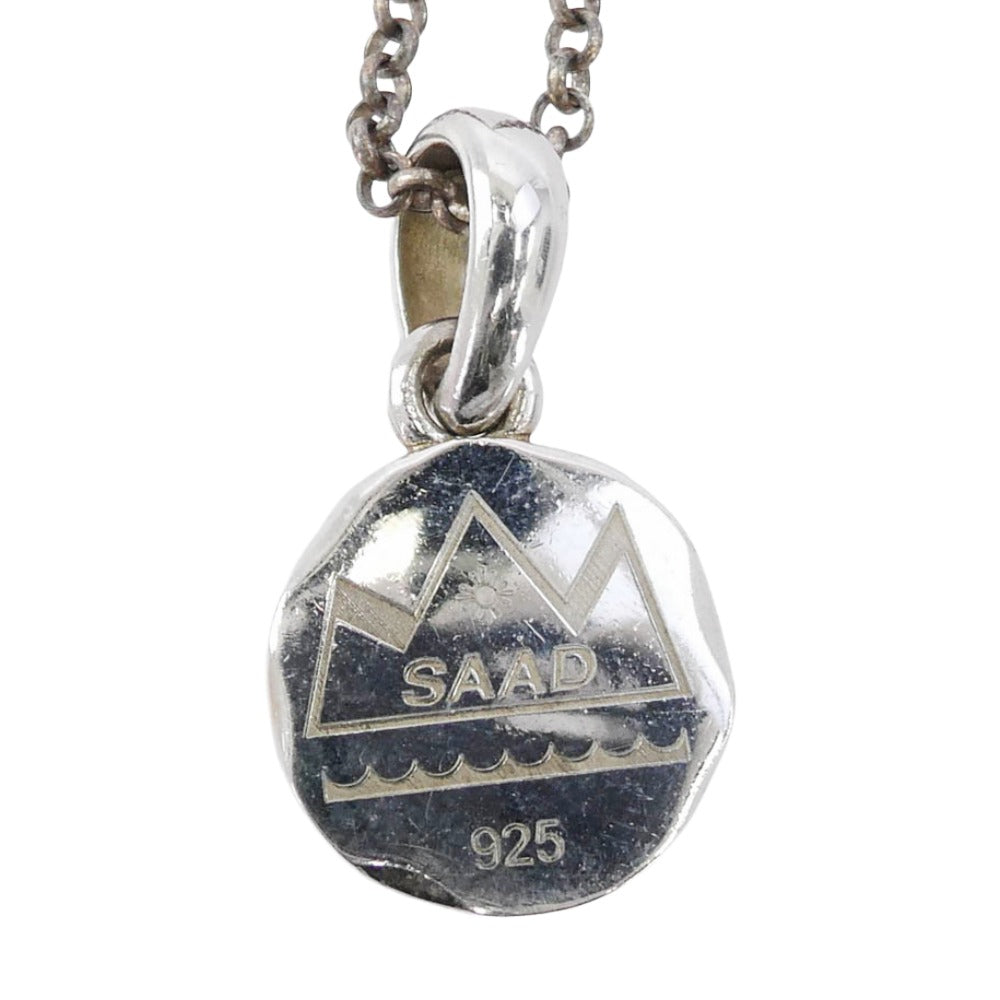 SAAD サード 太陽神 サンシンボル タタキ ネックレス シルバー系【中古】