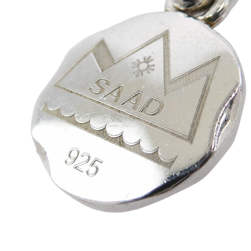 SAAD サード 太陽神 サンシンボル タタキ ネックレス シルバー系【中古】