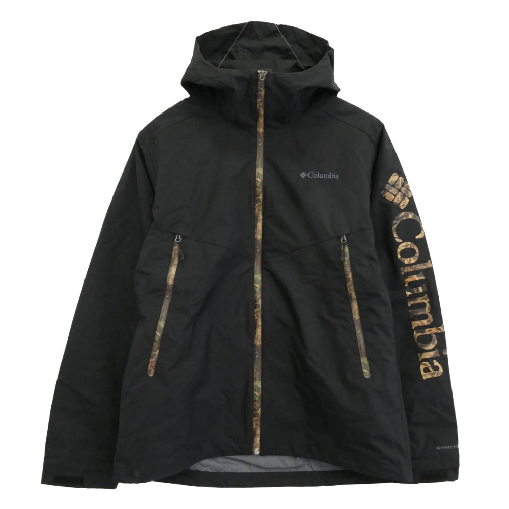 Columbia コロンビア PM3751 DECRUZE SUMMIT PATTERNED JACKET デクルーズ サミット パターンド ジャケット ブラック系 XL【中古】