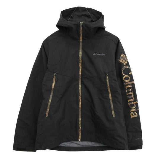 Columbia コロンビア PM3751 DECRUZE SUMMIT PATTERNED JACKET デクルーズ サミット パターンド ジャケット ブラック系 XL【中古】