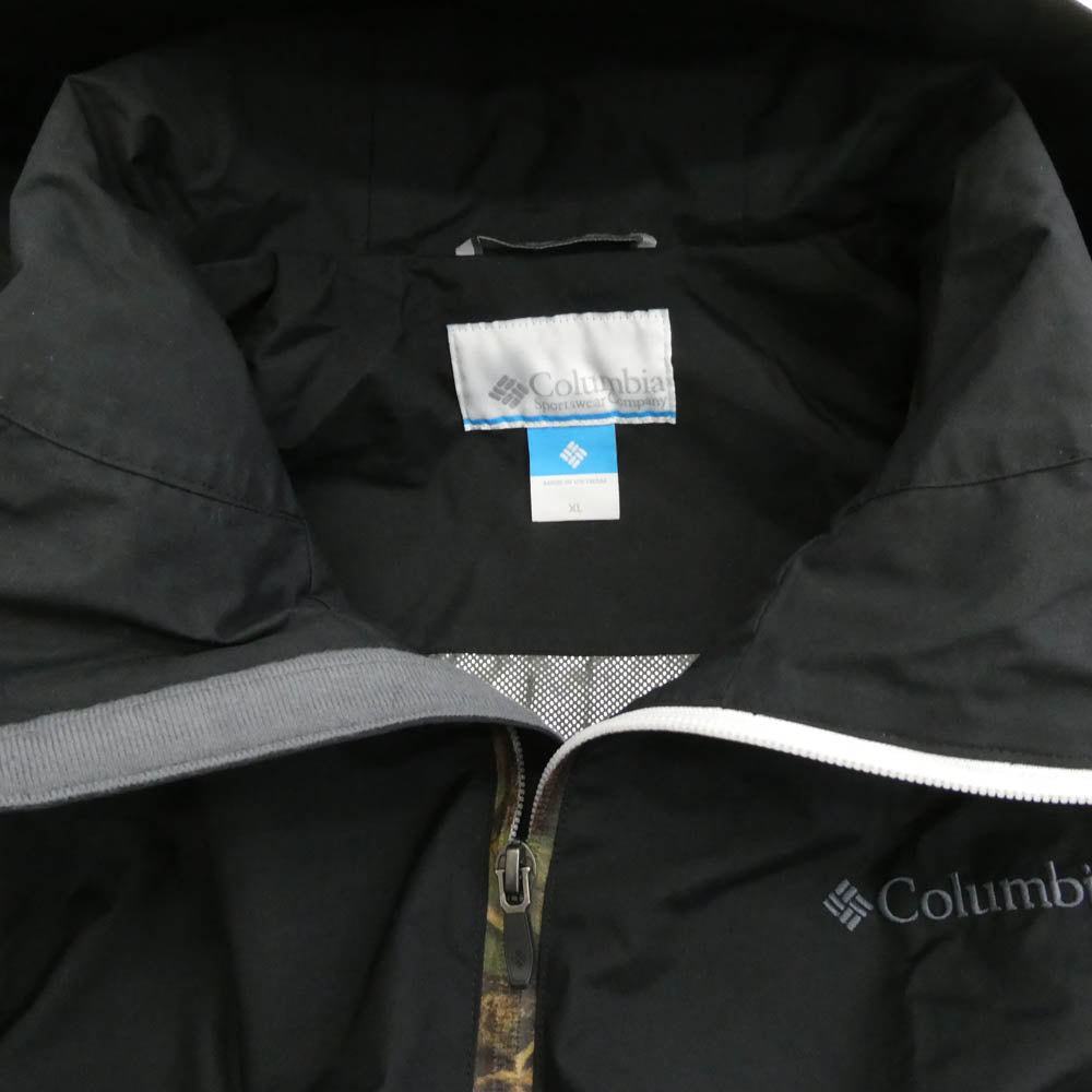 Columbia コロンビア PM3751 DECRUZE SUMMIT PATTERNED JACKET デクルーズ サミット パターンド ジャケット ブラック系 XL【中古】