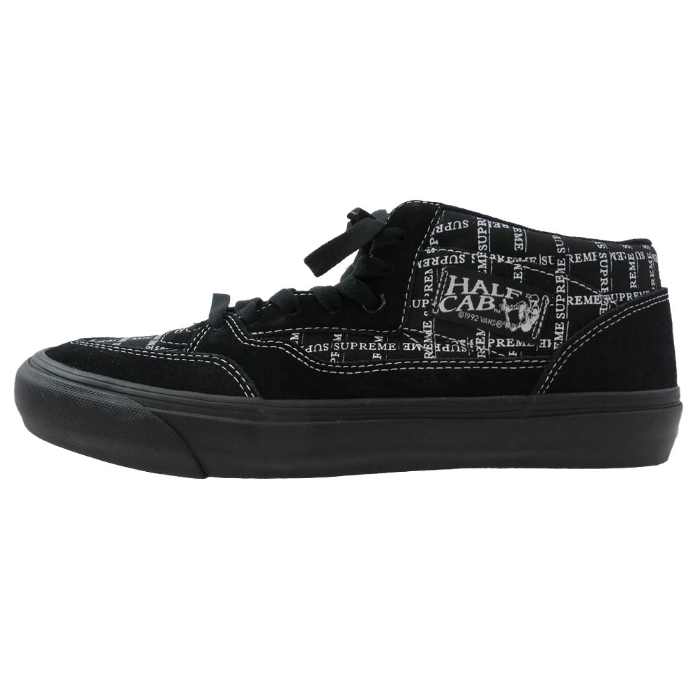 Supreme シュプリーム 20AW Vans Half Cab Pro `92 Croc バンズ ハーフキャブ プロ 92 クロック スニーカー ブラック系 28cm【新古品】【未使用】【中古】