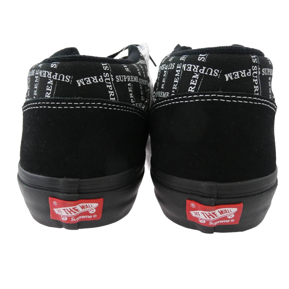 Supreme シュプリーム 20AW Vans Half Cab Pro `92 Croc バンズ ハーフキャブ プロ 92 クロック スニーカー ブラック系 28cm【新古品】【未使用】【中古】