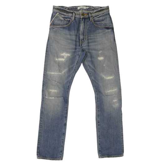 nonnative ノンネイティブ NN-P2404 DWELLER 5P JEANS 12.5oz SELVEDGE DENIM VW JULE リペア デニム パンツ インディゴブルー系 ０【中古】