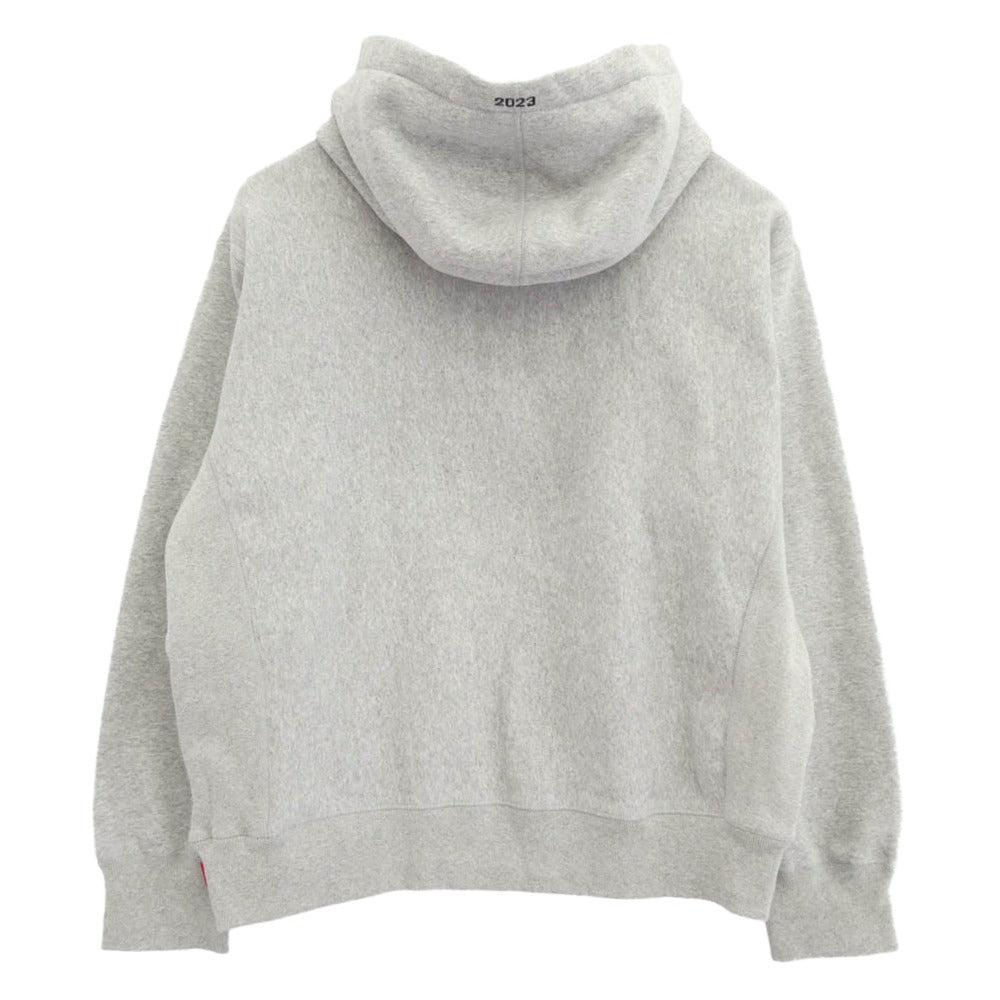 Supreme シュプリーム 23SS Motion Logo Hooded Sweatshirt モーションロゴ パーカー グレー系 S【中古】