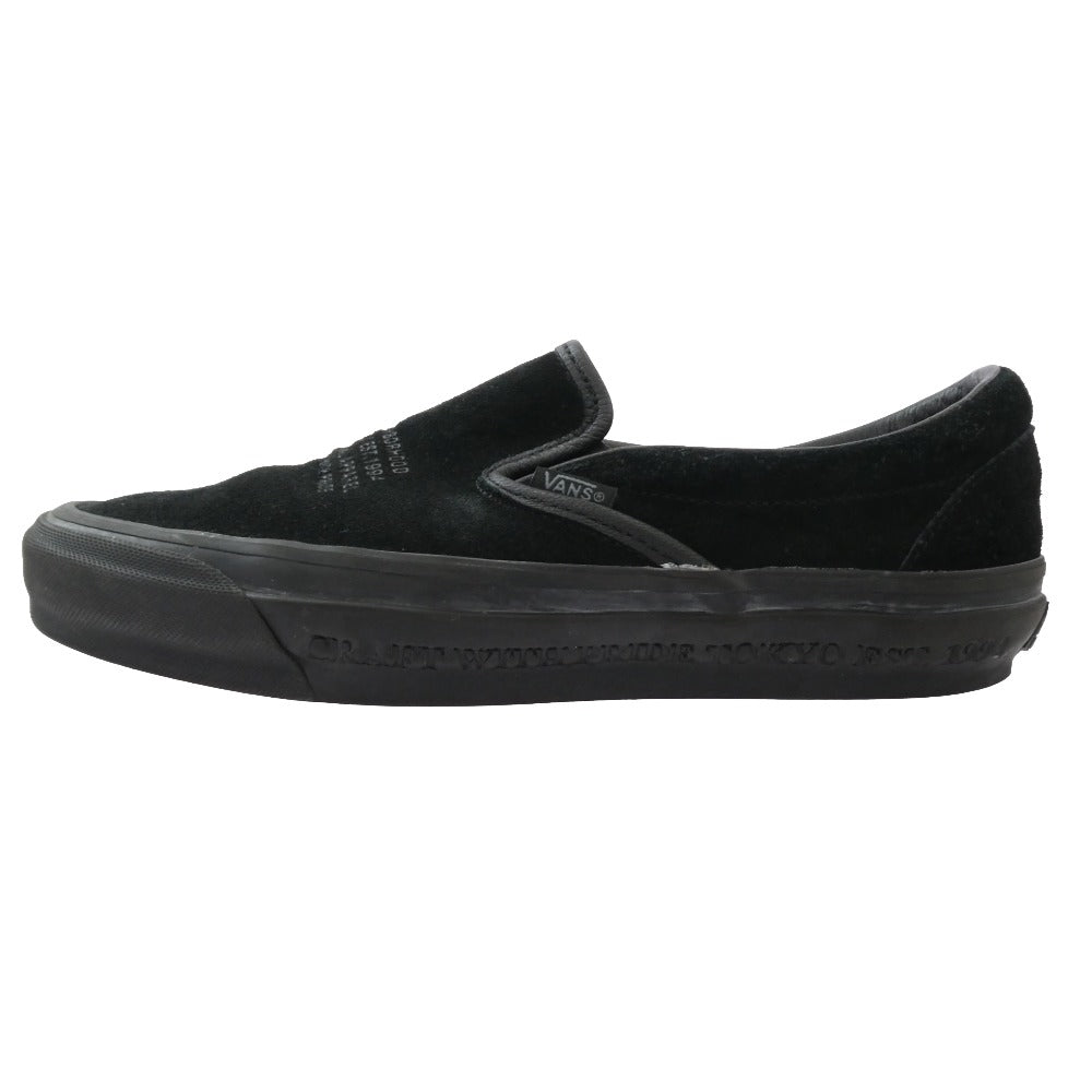 VANS バンズ OTW by Vans × NEIGHBORHOOD ネイバーフッド Classic Slip-On 98 クラシック スリッポン スニーカー ブラック系 26.5cm【中古】