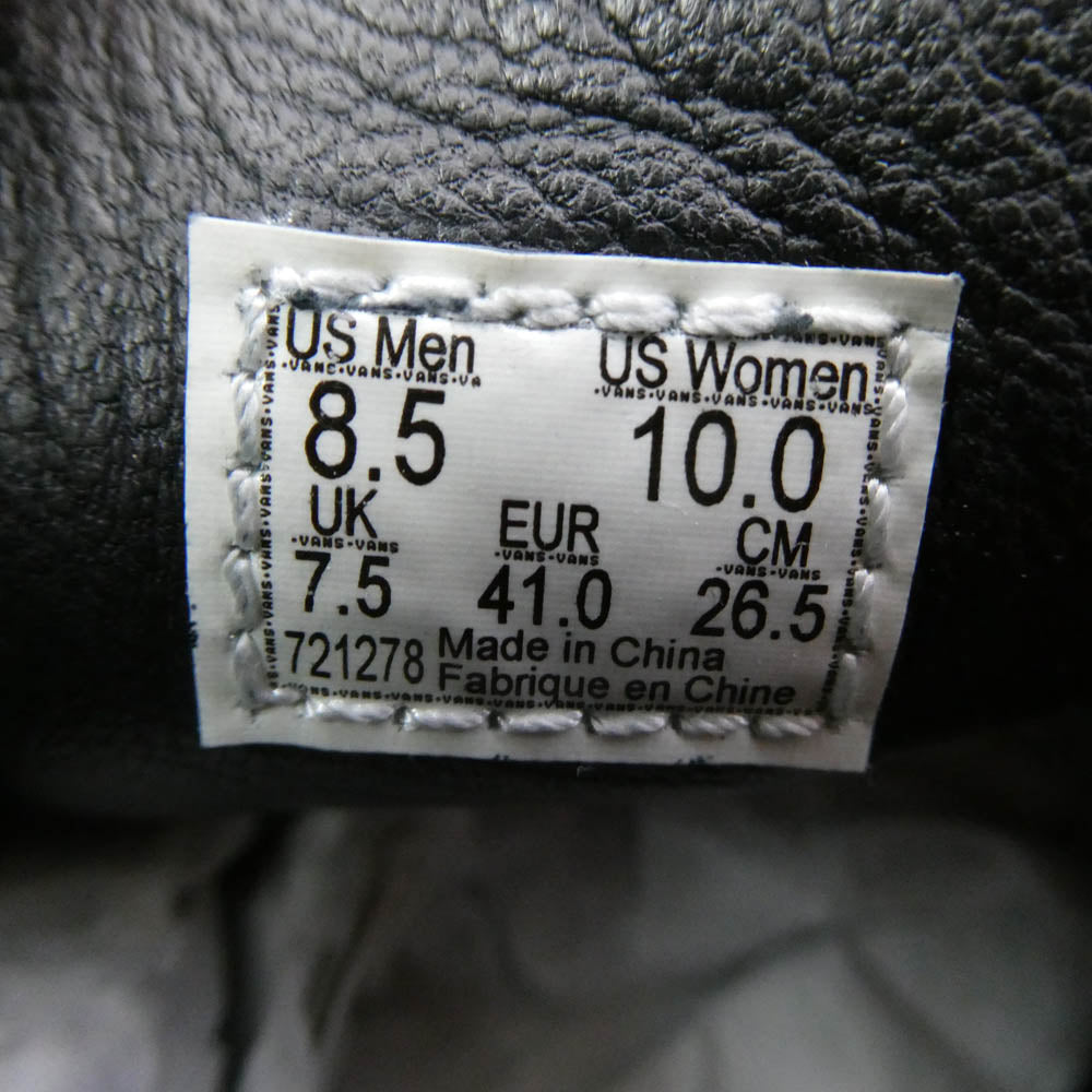 VANS バンズ OTW by Vans × NEIGHBORHOOD ネイバーフッド Classic Slip-On 98 クラシック スリッポン スニーカー ブラック系 26.5cm【中古】