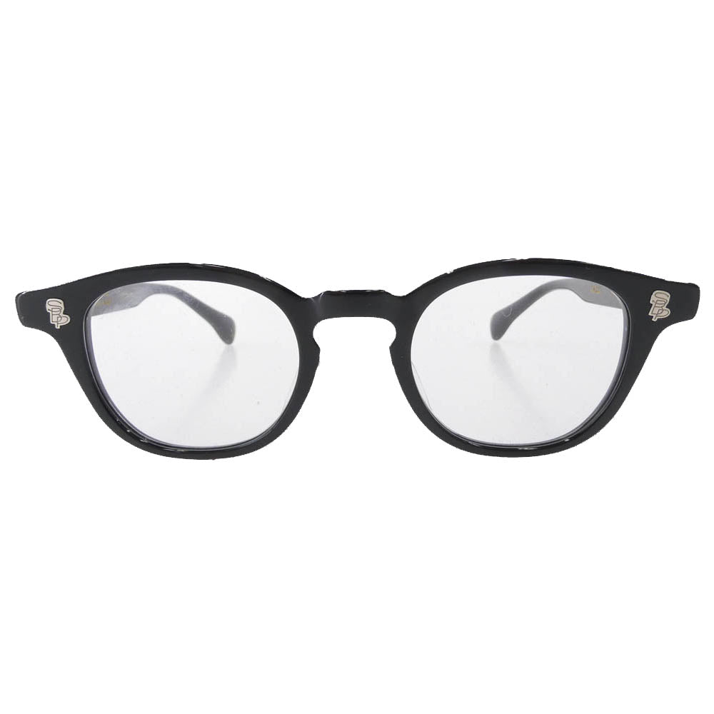 ソーリー ブートレグ プログラム 日本製 NOEL RAW SMOKE メガネ 眼鏡 ブラック系【美品】【中古】