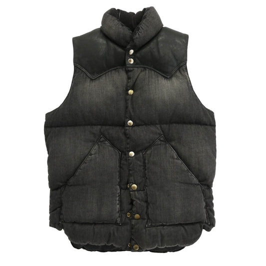 Rocky Mountain FeatherBed ロッキーマウンテンフェザーベッド ダウンベスト ブラックデニム ブラック系 36【中古】