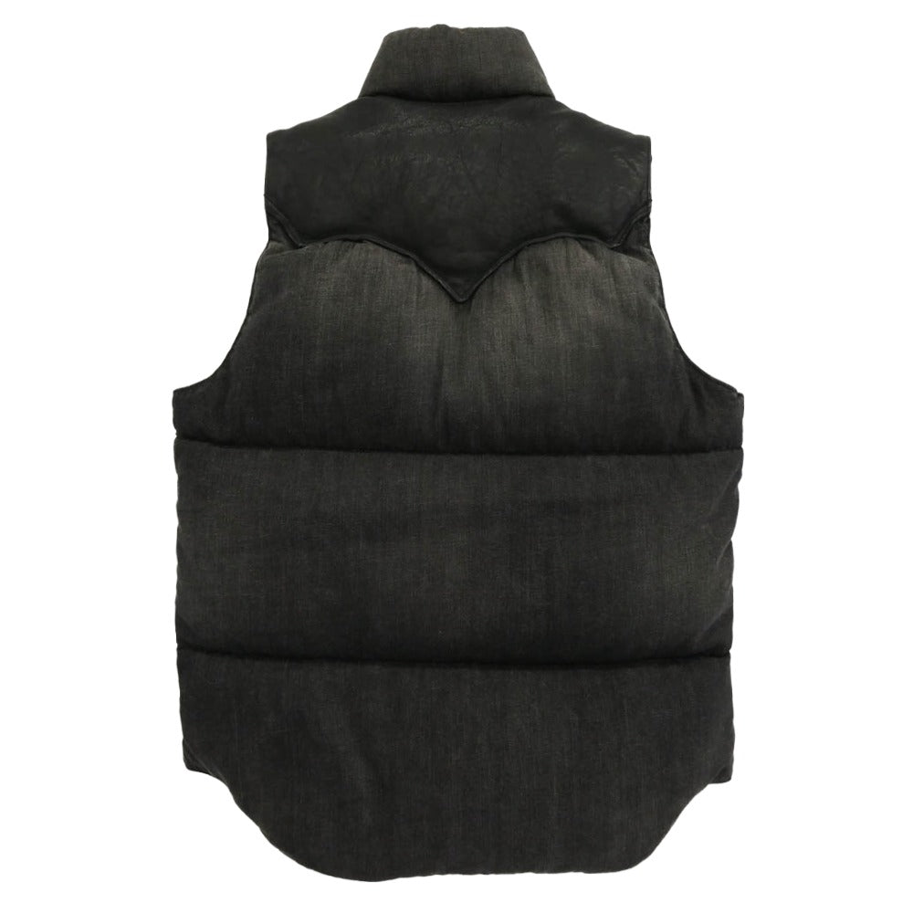 Rocky Mountain FeatherBed ロッキーマウンテンフェザーベッド ダウンベスト ブラックデニム ブラック系 36【中古】