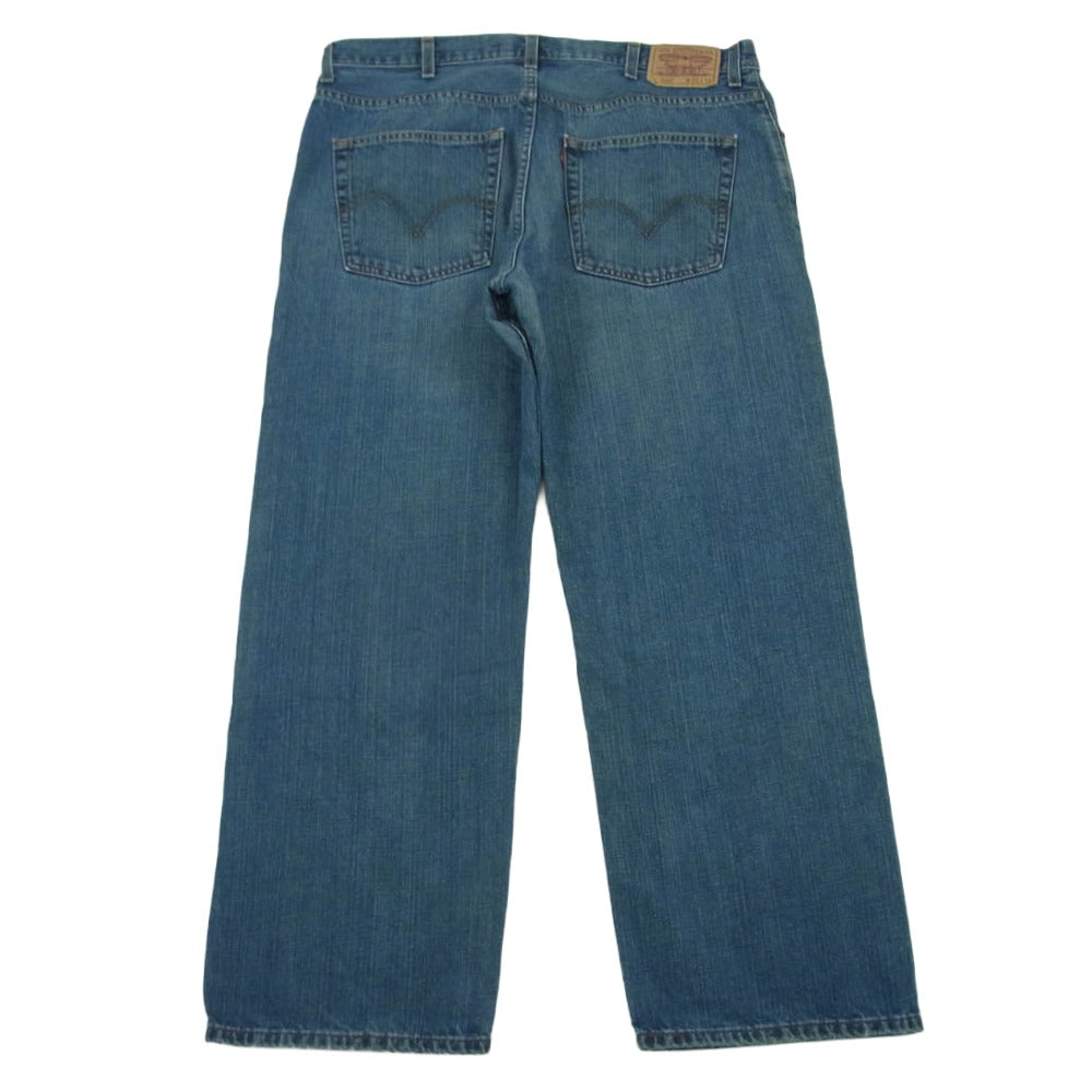 Levi's リーバイス 569 ジップフライ ルーズ ストレート デニム パンツ コロンビア製 インディゴブルー系 W38 L32【中古】