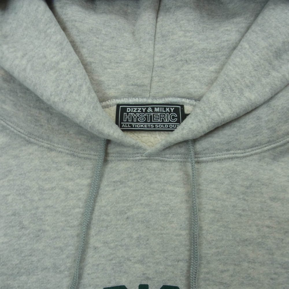 HYSTERIC GLAMOUR ヒステリックグラマー 25AW 02253CF06 ACTION TIME VISION アクションタイムビジョン プルオーバー パーカー フーディー ライトグレー系 L【中古】
