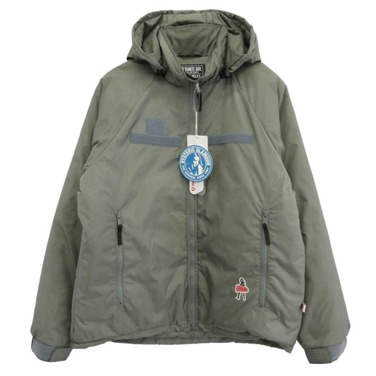 HYSTERIC GLAMOUR ヒステリックグラマー 25AW 02253AB13 VIXEN GIRL ビクセンガールワッペン フーデッドブルゾン グレー系 L【極上美品】【中古】