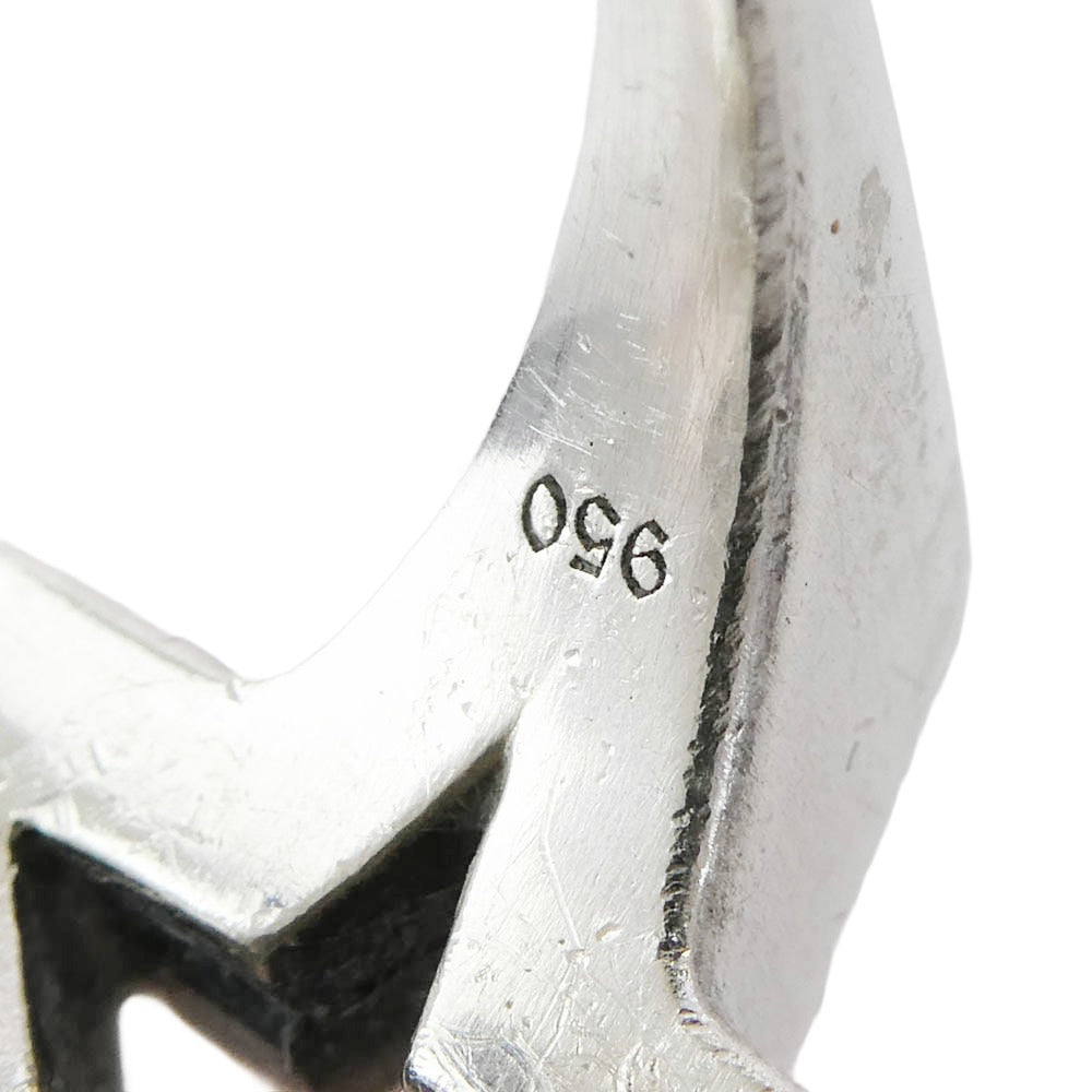 BANKROBBER バンクロバー MAGICALDESIGN マジカルデザイン STAR BRIGHT RING スター ブライトリング SV950 シルバー系 21.5号【中古】