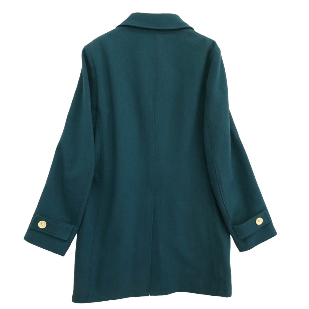 WACKO MARIA ワコマリア 13AW-BAL-11　 × WOOLRICH ウールリッチ ウール チェスター バルカラー コート グリーン系 S【中古】