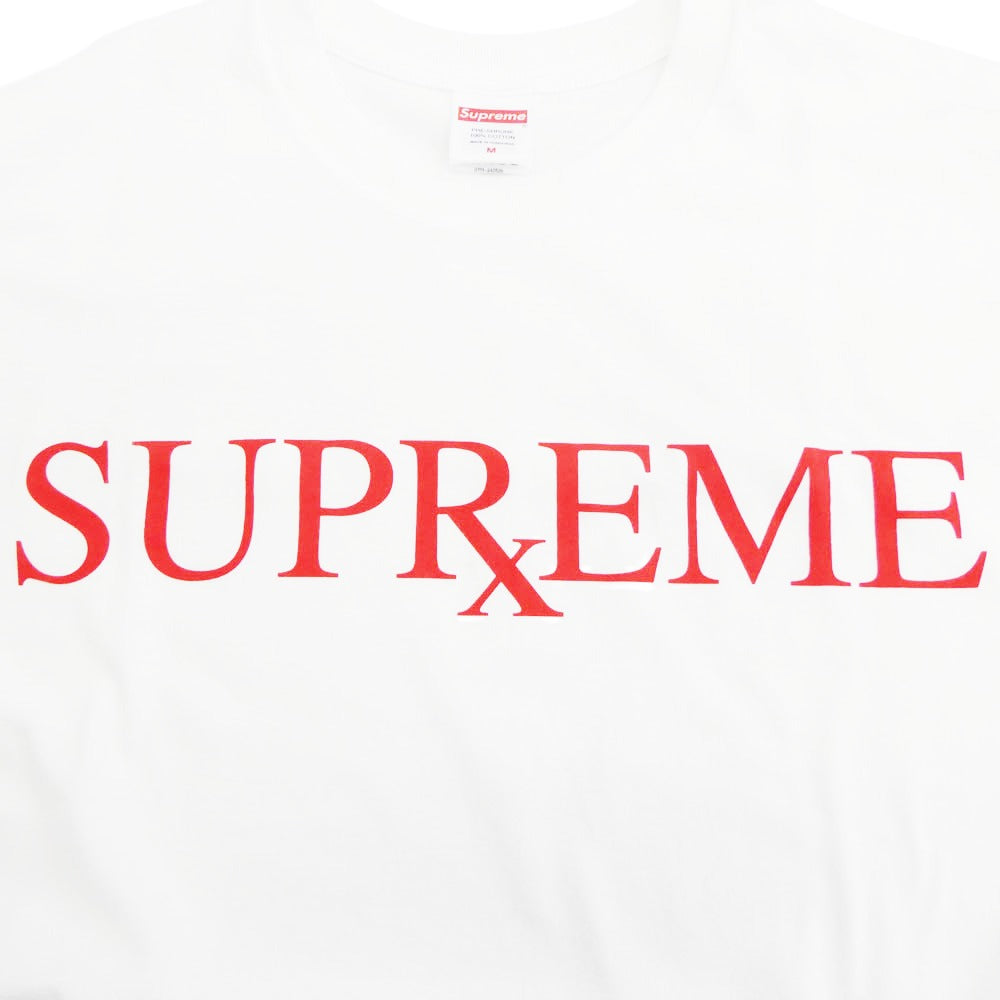 Supreme シュプリーム 25AW RX Tee アールエックス ロゴ 半袖 Tシャツ ホワイト系 M【美品】【中古】