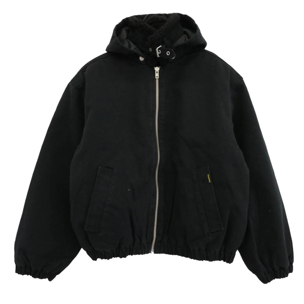 Supreme シュプリーム 24AW Faux Shearling Lined Bomber Jacket フェイク シアリング ボンバー ジャケット ブラック系 M【中古】