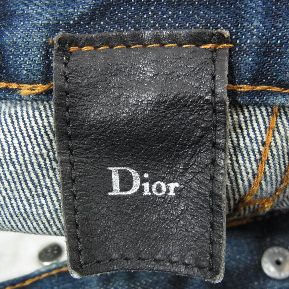 DIOR HOMME ディオールオム 06SS 6EH1011565 エディ期 Skiny Denim Pants スリムフィット スキニー ジーンズ デニムパンツ インディゴブルー系 29【中古】