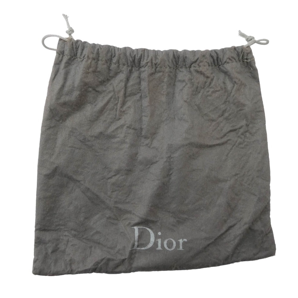 DIOR HOMME ディオールオム 05AW エディ期 グラムロック期 Hバックル レザー ベルト ブラック系 80【中古】