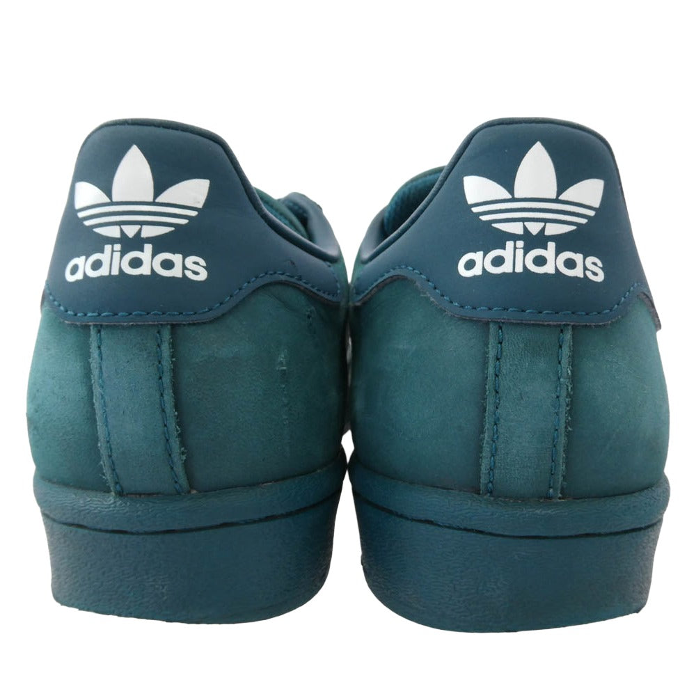 adidas アディダス SUPERSTAR スーパー スター ローカットスニーカー グリーン系 25.5cm【中古】