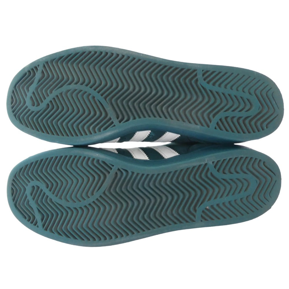 adidas アディダス SUPERSTAR スーパー スター ローカットスニーカー グリーン系 25.5cm【中古】