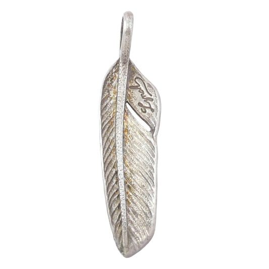 LYNCH SILVERSMITH リンチシルバースミス LNC314 FEATHER (S) フェザー ペンダントトップ シルバー系【中古】