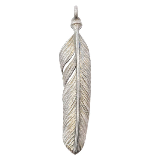 LYNCH SILVERSMITH リンチシルバースミス LNC313 FEATHER (M) フェザー ペンダントトップ シルバー系【中古】
