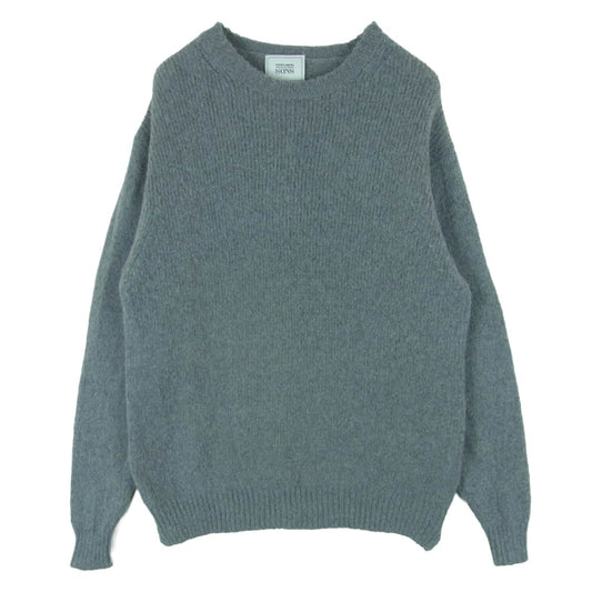 UNITED ARROWS ユナイテッドアローズ 5513-1-990002 SONS サンズ アルパカウール クルーネック ニット セーター グレー系 M【中古】