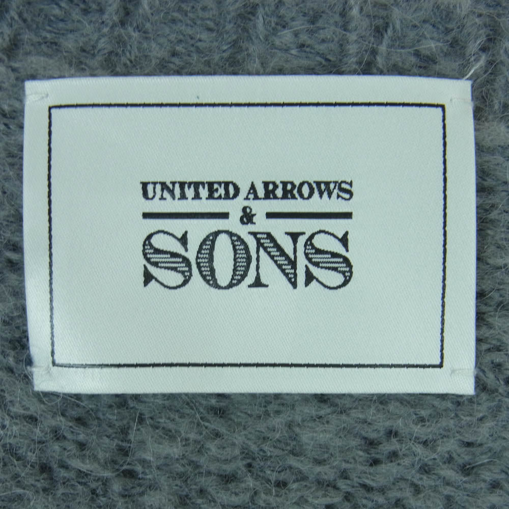 UNITED ARROWS ユナイテッドアローズ 5513-1-990002 SONS サンズ アルパカウール クルーネック ニット セーター グレー系 M【中古】