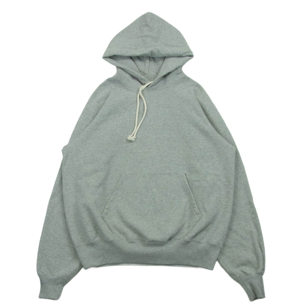 ANATOMICA アナトミカ 530-591-22 SWEAT RAGLAN PARKA 裏起毛 ラグラン プルオーバー スウェット パーカー グレー系 L【中古】