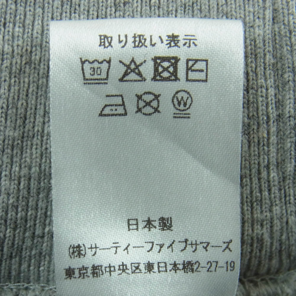 ANATOMICA アナトミカ 530-591-22 SWEAT RAGLAN PARKA 裏起毛 ラグラン プルオーバー スウェット パーカー グレー系 L【中古】