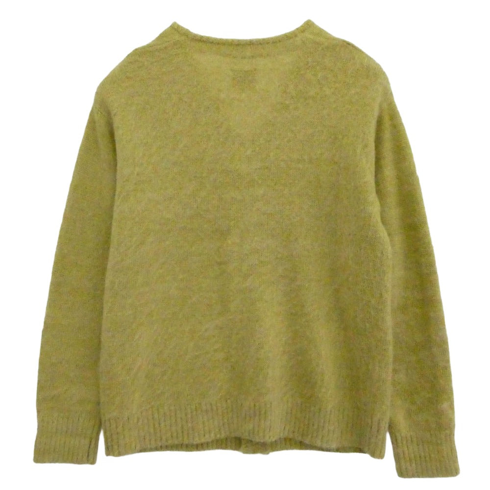 Needles ニードルス 23AW NS1710 Foremost フォアモースト 別注 MOHAIR CARDIGAN EXCLUSIVE モヘヤ カーディガン ライトグリーン系 S【中古】