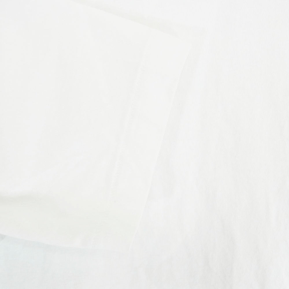 COMOLI コモリ 25SS B01-05044 コットンジャージ ポートネック 長袖 Tシャツ カットソー ホワイト系 2【中古】