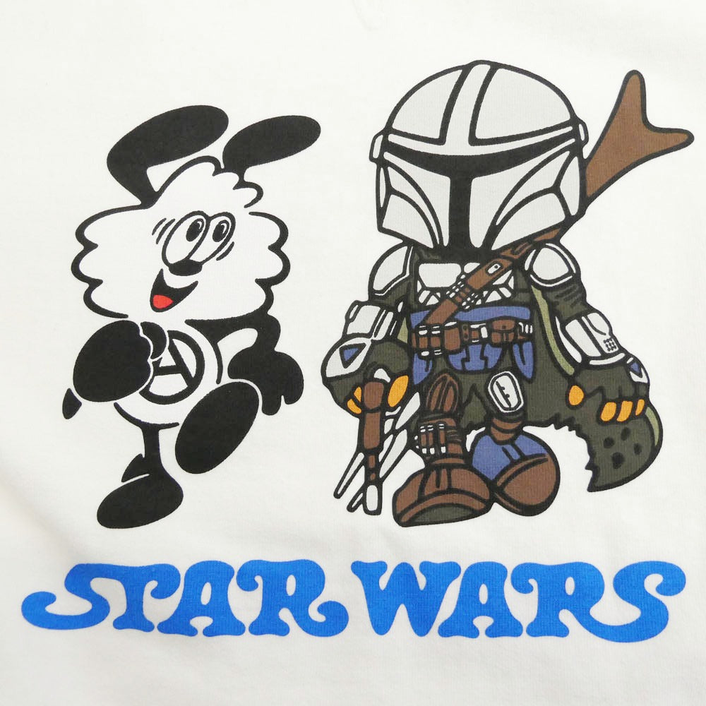 HUMAN MADE ヒューマンメイド XX30CS013 STARWARS TSURIAMI SWEATSHIRT クルーネック スウェット ホワイト系 XL【中古】