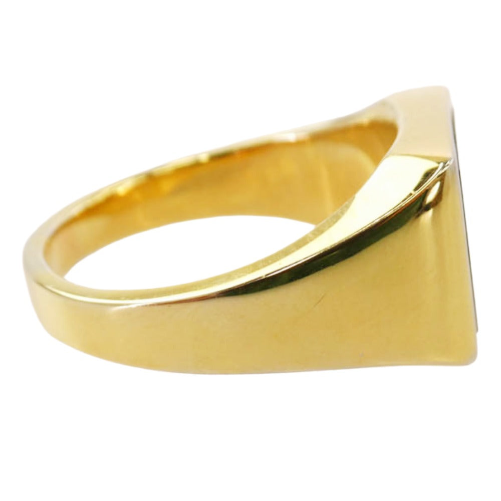 ノウハウ Square Ring スクエア リング ゴールド系 19号【中古】