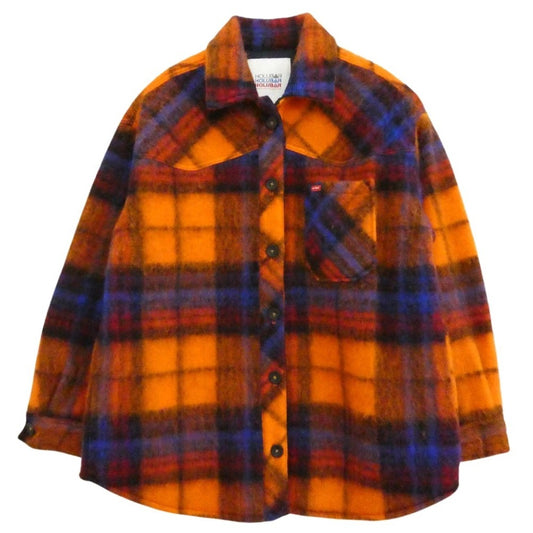 ホルバー AW22W045 チェック CPO シャギー シャツ ジャケット マルチカラー系 L【中古】