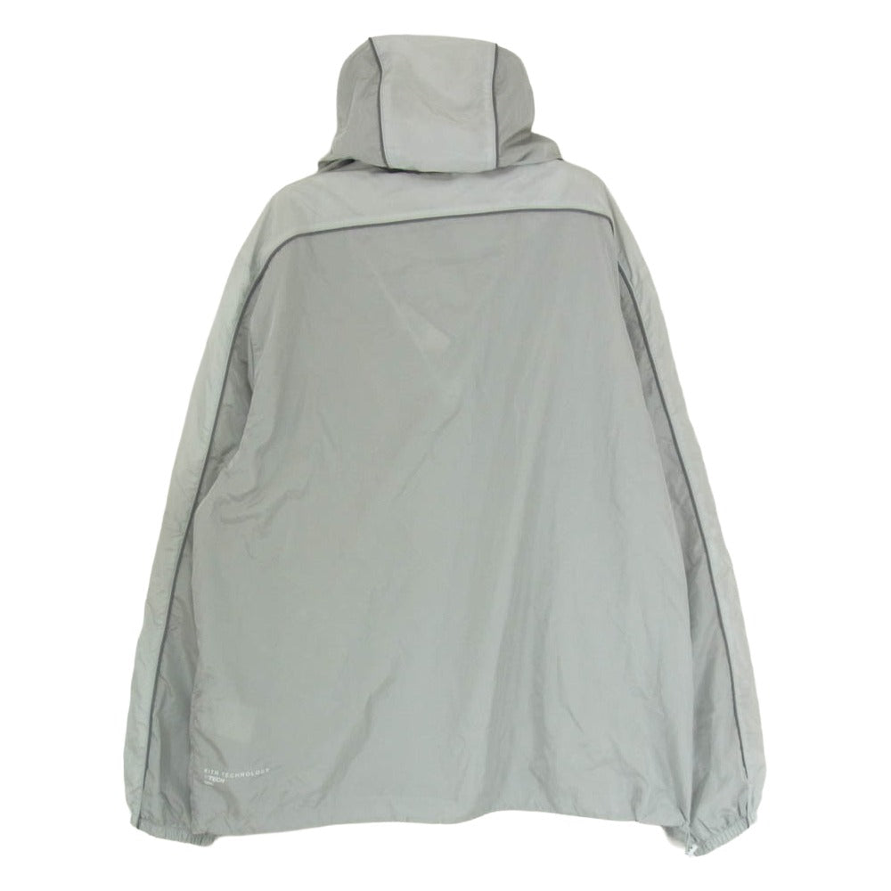 KITH キス 25SS KHM010767-2012 K-Tech Nylon Bolt Shell Jacket ナイロン ボルト シェル ジャケット グレー系 XL【極上美品】【中古】