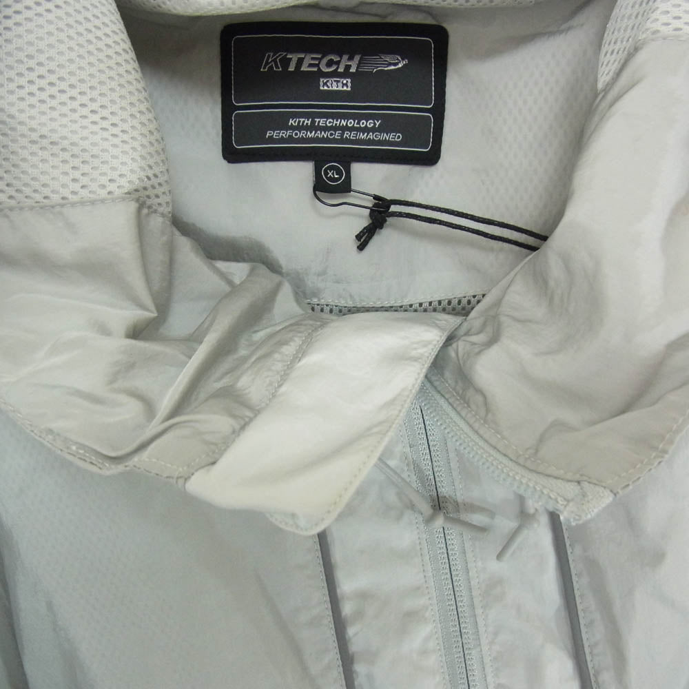 KITH キス 25SS KHM010767-2012 K-Tech Nylon Bolt Shell Jacket ナイロン ボルト シェル ジャケット グレー系 XL【極上美品】【中古】