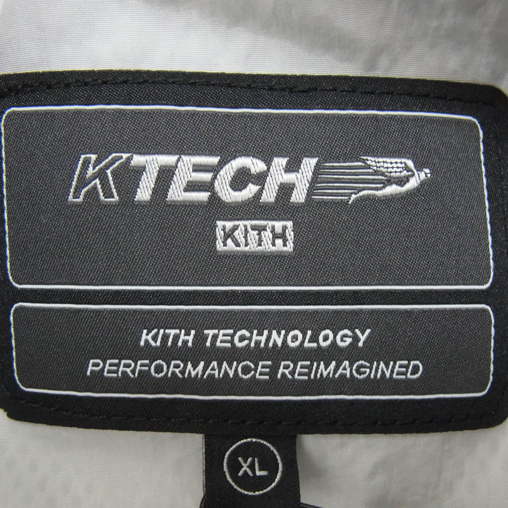 KITH キス 25SS KHM010767-2012 K-Tech Nylon Bolt Shell Jacket ナイロン ボルト シェル ジャケット グレー系 XL【極上美品】【中古】