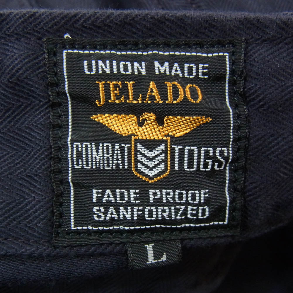 JELADO ジェラード CT03347 CM47 HBT Baker Pants ヘリンボーンツイル ベイカー パンツ ネイビー系 L【新古品】【未使用】【中古】