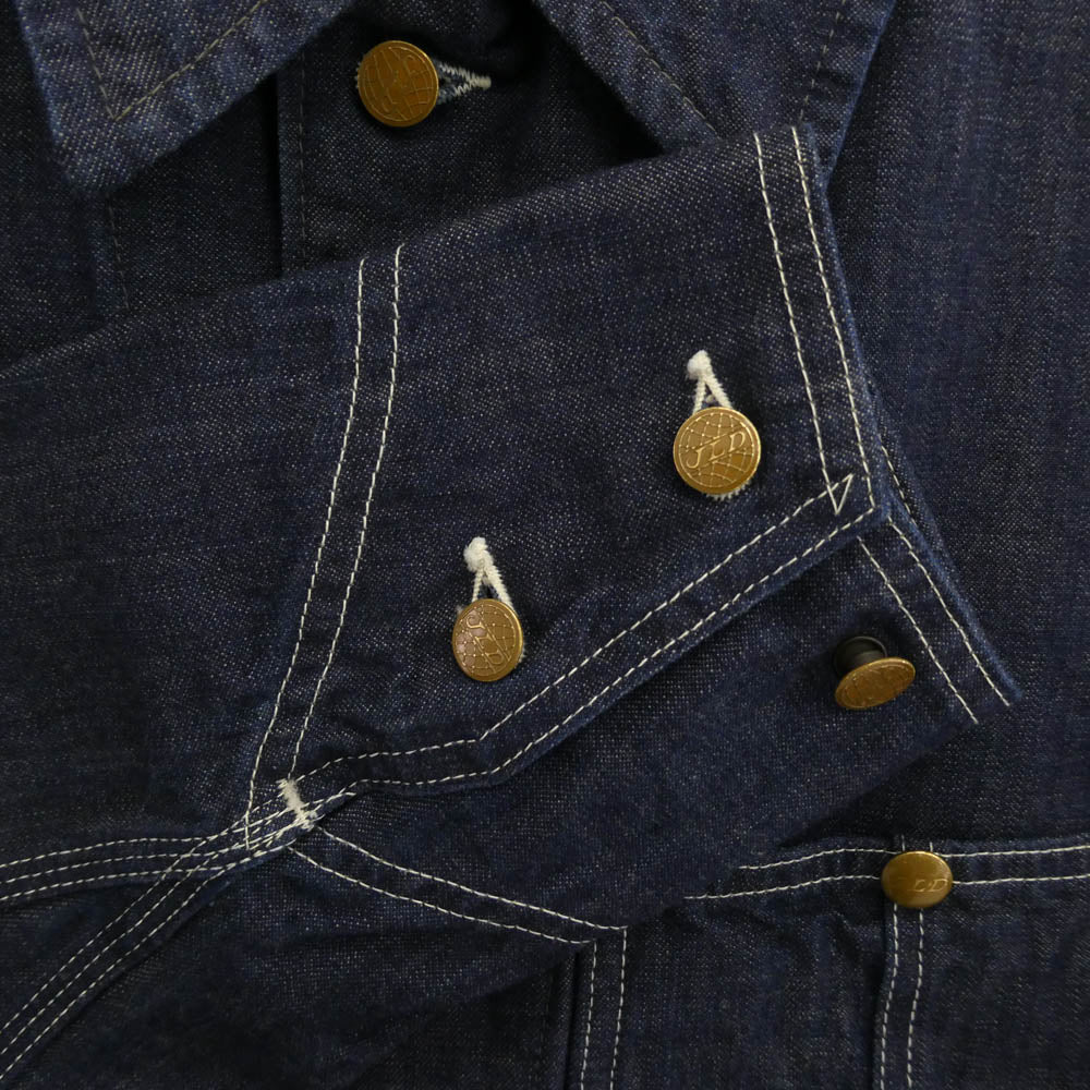JELADO ジェラード JP94491J 491J Coverall デニム カバーオール ジャケット インディゴブルー系 S【新古品】【未使用】【中古】