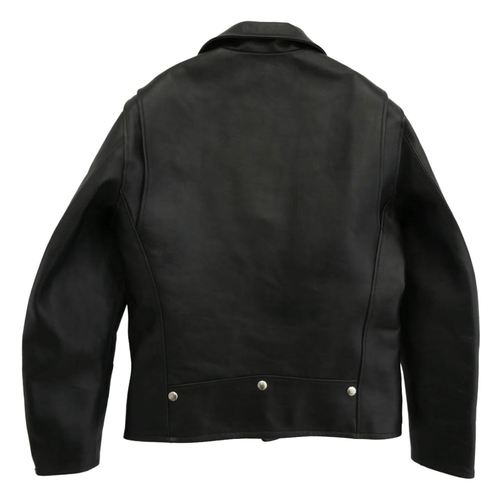 JELADO ジェラード SG71428 Rebel Jacket Horse Hide Semi Aniline Finish Black 茶芯 ホースハイド ダブル ライダース ジャケット ブラック系 サイズ表記なし【美品】【中古】