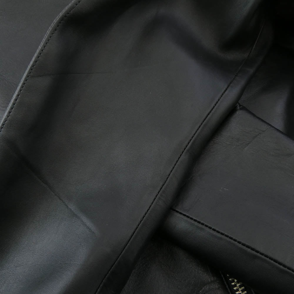 JELADO ジェラード SG71428 Rebel Jacket Horse Hide Semi Aniline Finish Black 茶芯 ホースハイド ダブル ライダース ジャケット ブラック系 サイズ表記なし【美品】【中古】