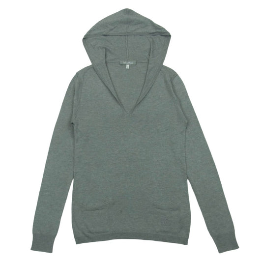 MAX MARA マックスマーラ Maglla 銀タグ Vネック ニット パーカー フーディー グレー系 M【中古】