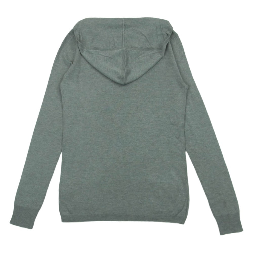 MAX MARA マックスマーラ Maglla 銀タグ Vネック ニット パーカー フーディー グレー系 M【中古】