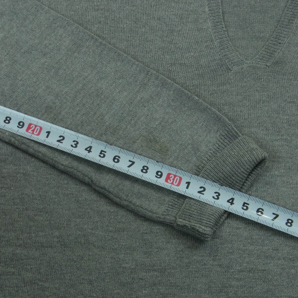 MAX MARA マックスマーラ Maglla 銀タグ Vネック ニット パーカー フーディー グレー系 M【中古】