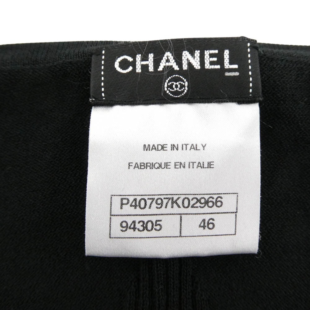 CHANEL シャネル P40797K02966 シルク混 コットン ニット ココマーク
