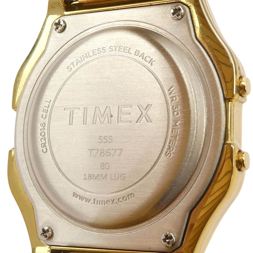 TIMEX タイメックス T78677 Classic Digital クラシック デジタル 時計 ウォッチ ゴールド系【中古】